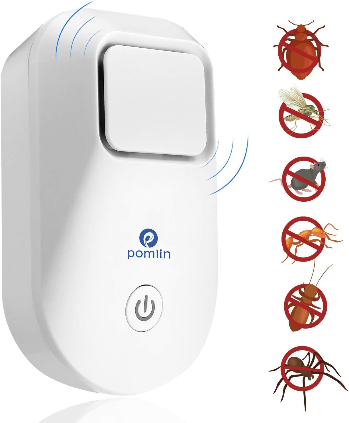 ネズミ駆除 蚊取り器 超音波 擬声波＋6種類超音波 2段階調節可 蚊 ゴキブリ駆除 害虫駆除 ネズミ撃退器 有効範囲150㎡(約100畳) コンセント式 便利衛生 無電磁波放射 無毒無臭 PSE認証済み 日本語取扱説明書付き